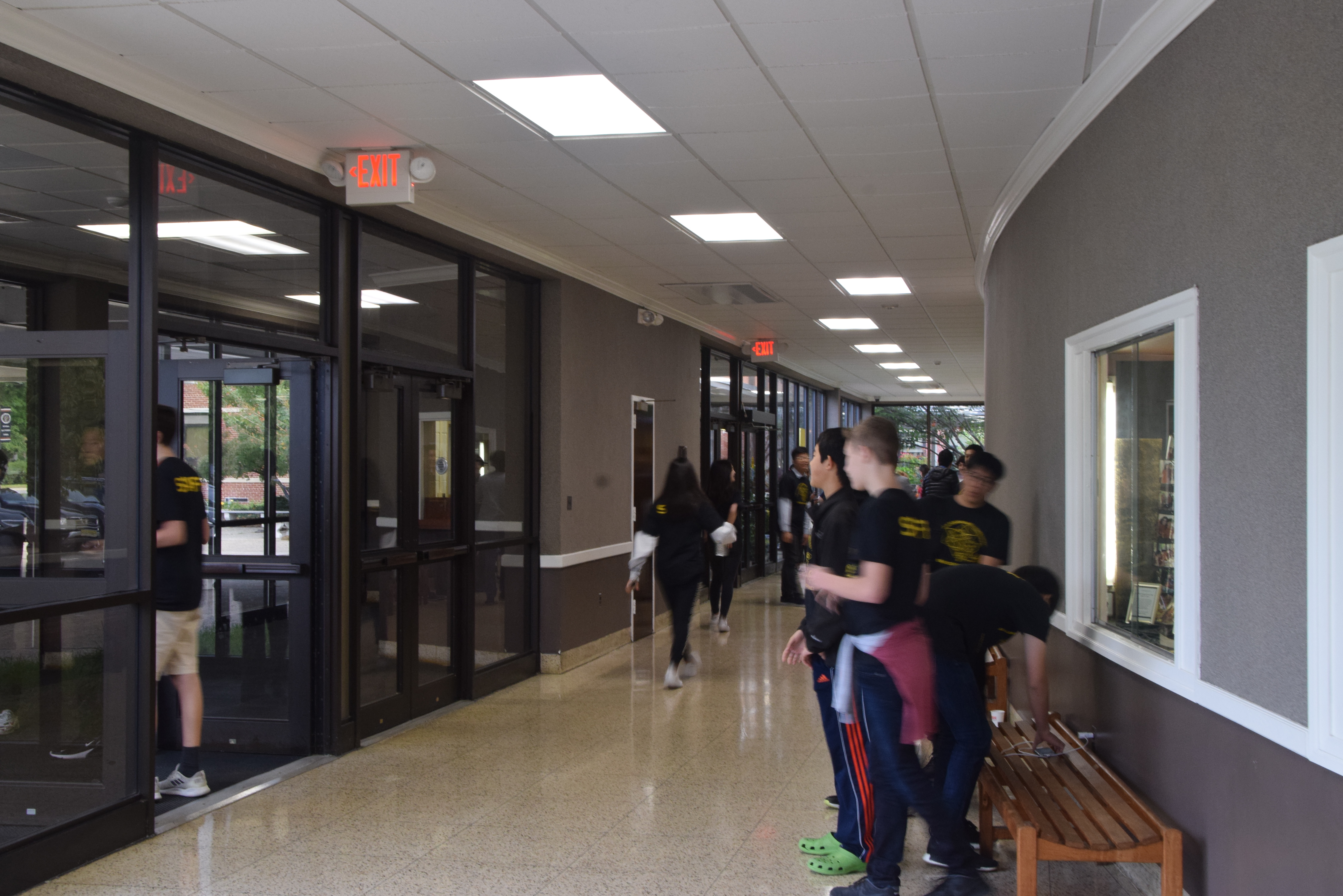 Entrance of
                                registration site